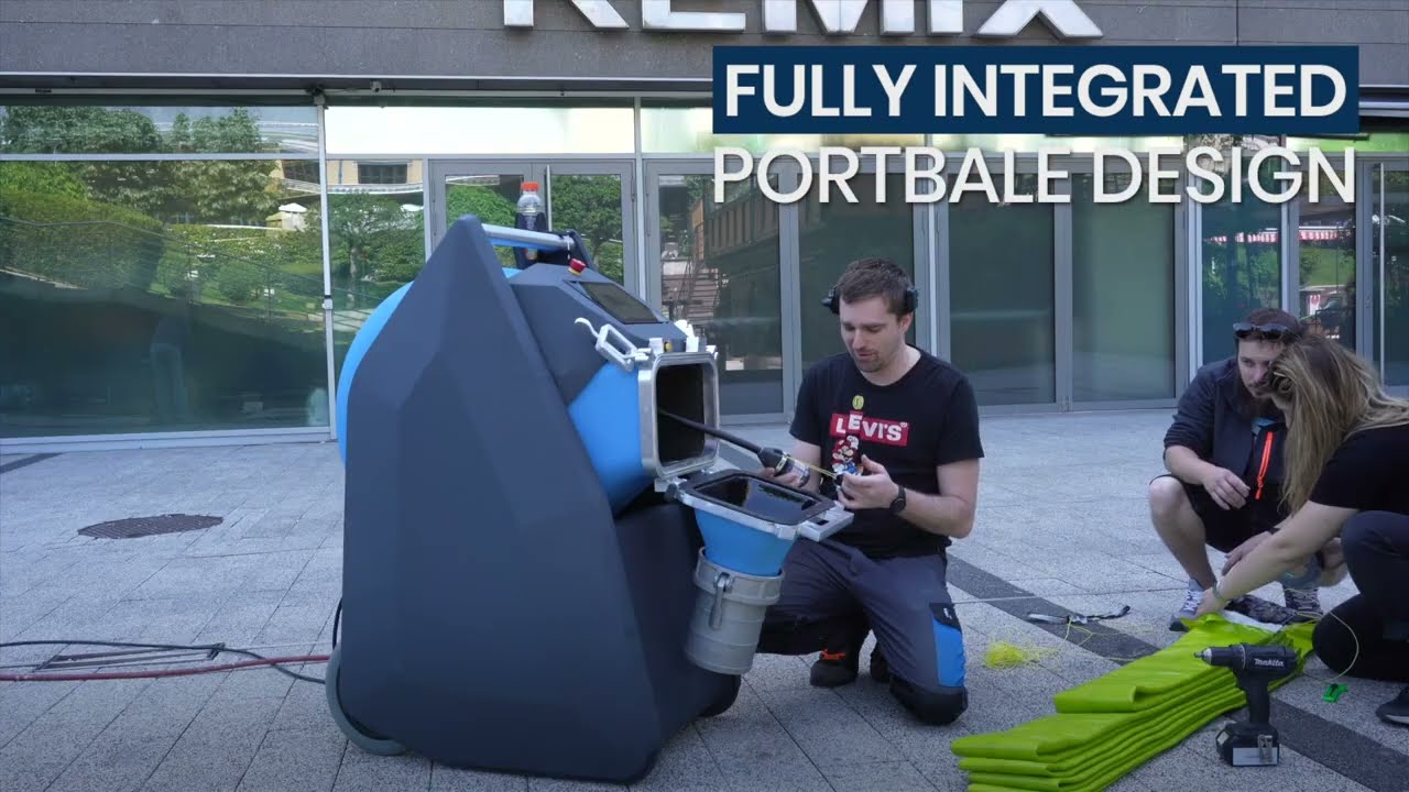 SewerBot Mini at Eiffel Square, Budapest