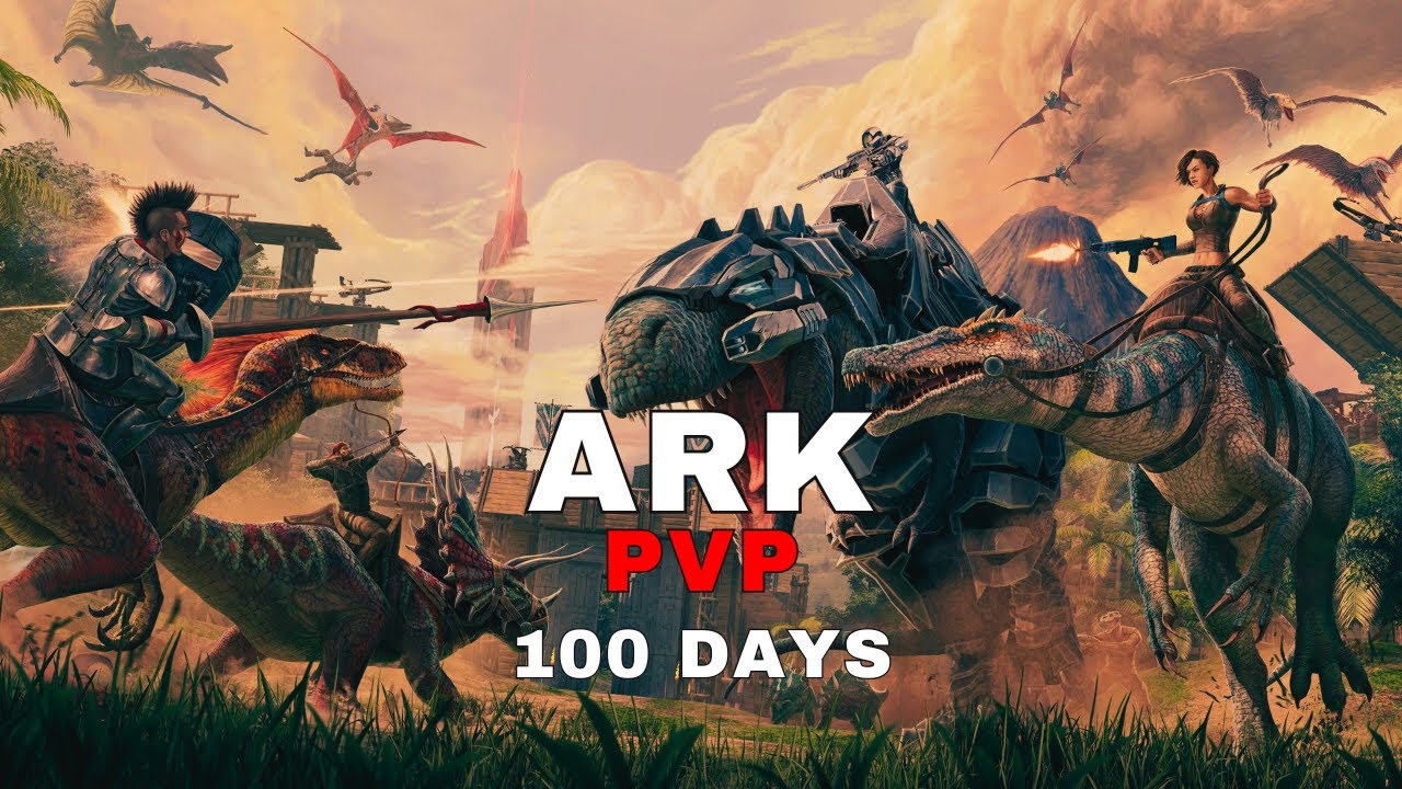 100 يوم في ارك الجزء الاول - ARK 100 Days PvP