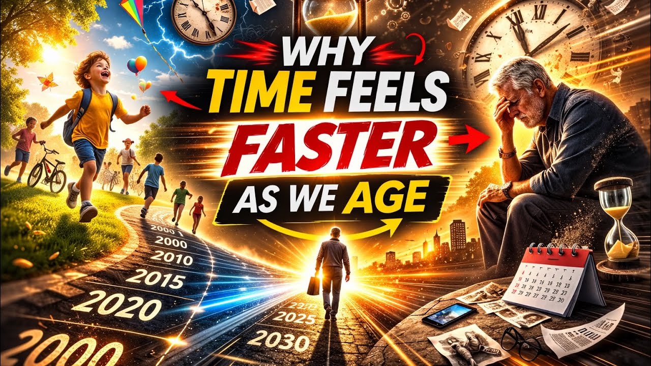 “उम्र बढ़ने के साथ Time तेज क्यों भागता है? | The Shocking Science of Fast Time!”