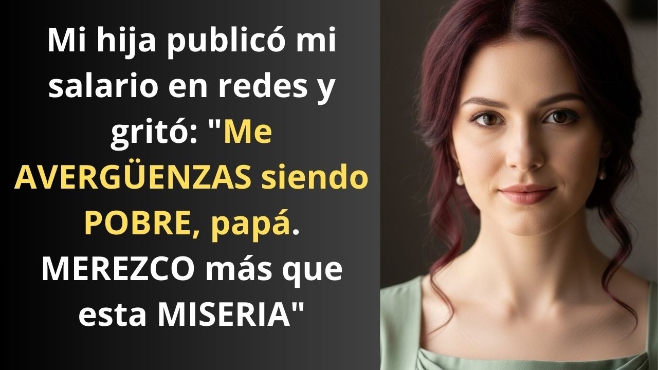 Mi hija gritó: 