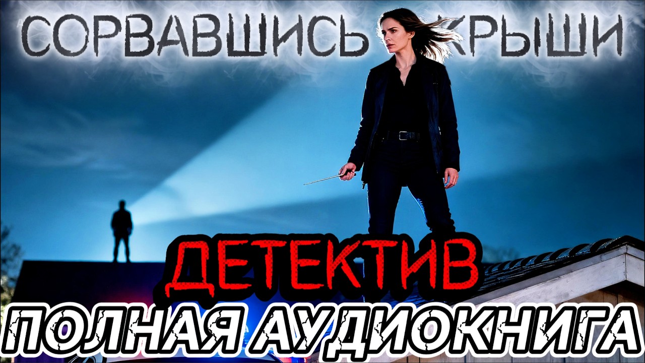 ПОЛНАЯ КНИГА 🪶 СОРВАВШИСЬ С КРЫШИ 🪶ДЕТЕКТИВ