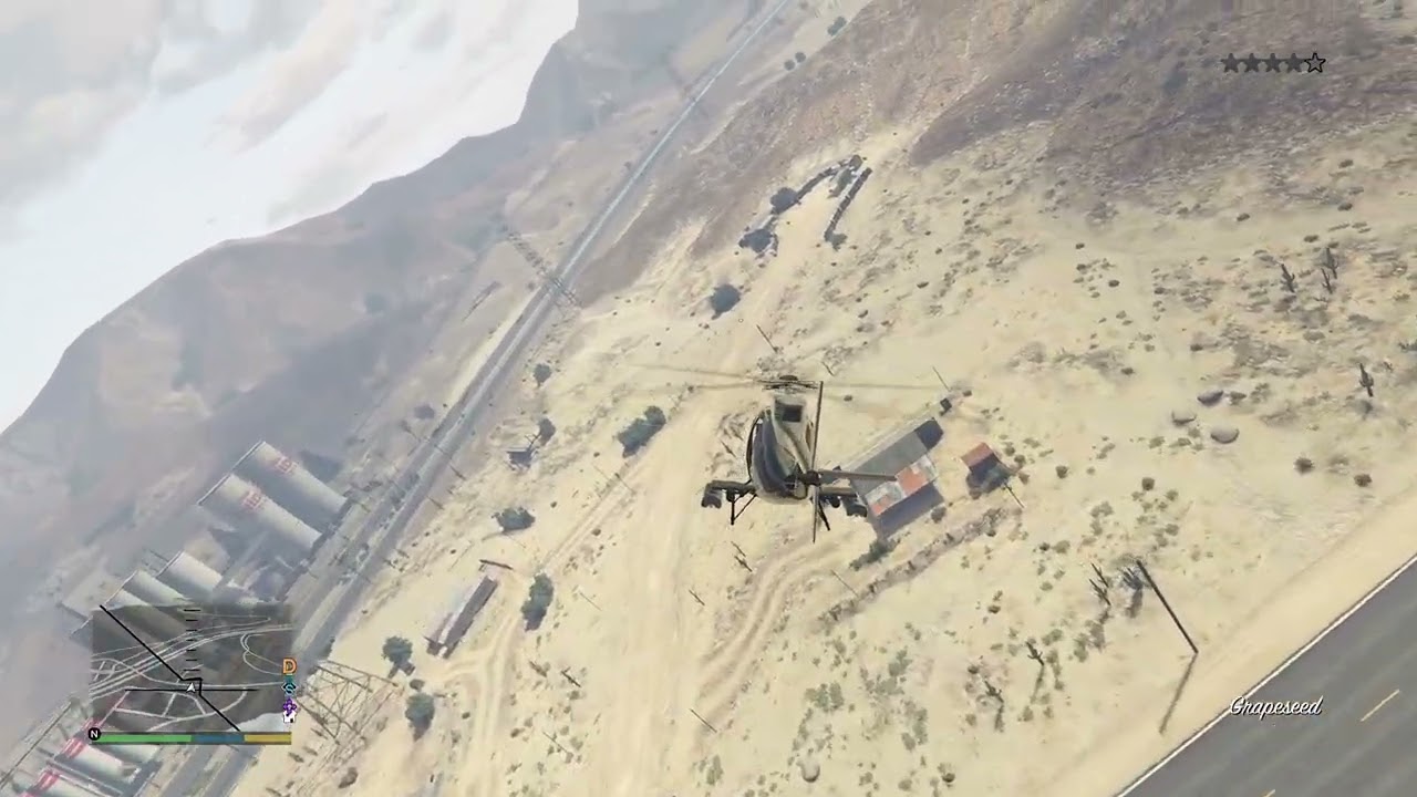 GTA V5  crazy helicopter crash