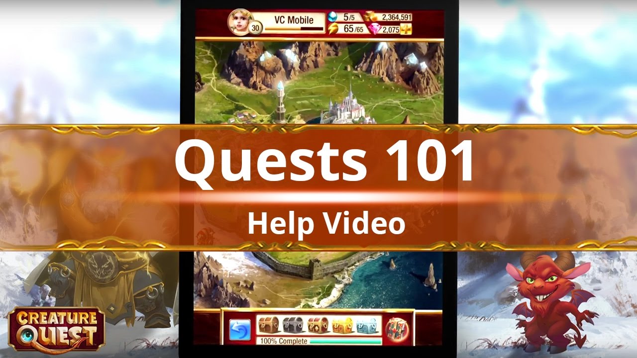 Creature Quest - QUESTS 101 Help Video