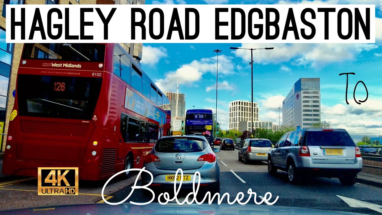 Driving around Birmingham / Hagley Road Edgbaston to Boldmere