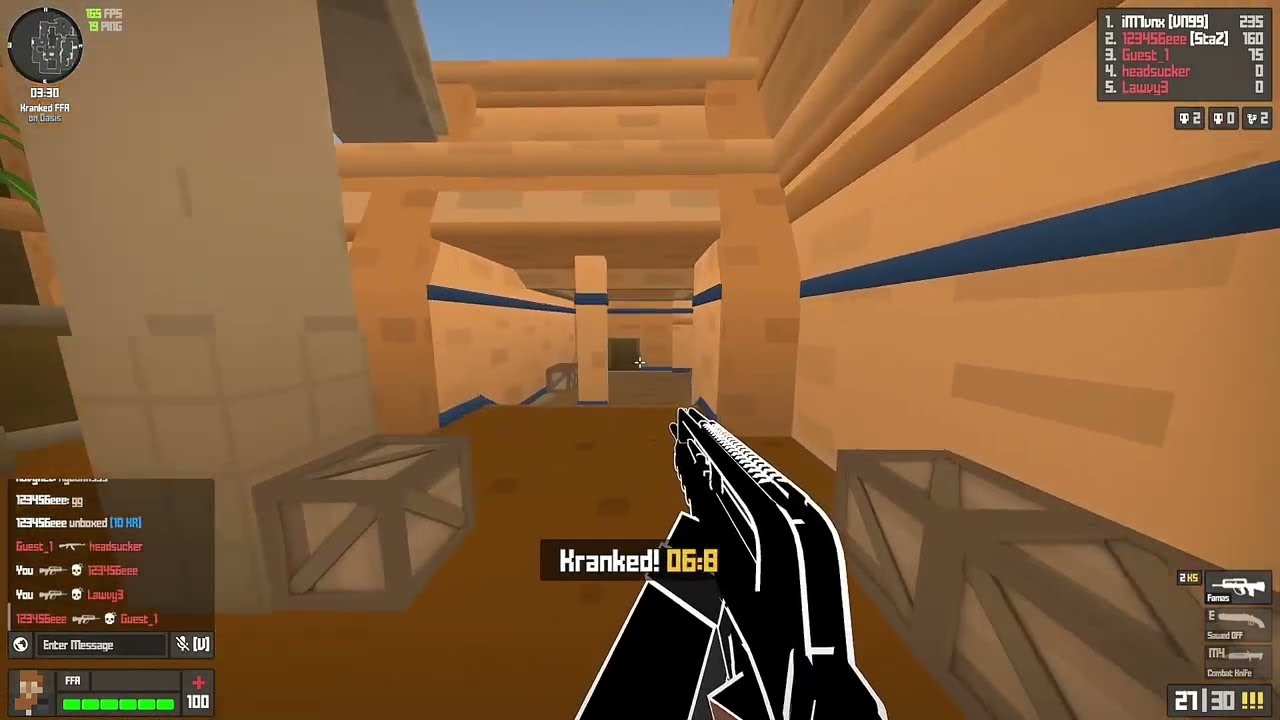 I go back to Famas | Krunker.io