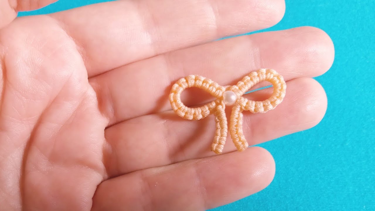 Como fazer laço  em Macrame passo a passo./Ideias Macrame🎀✨
