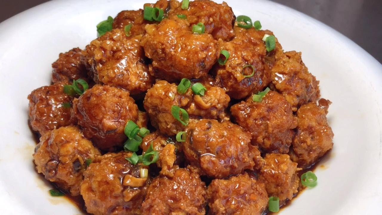 廚師長教你紅燒肉丸的家常做法，步驟詳細，咸鮮入味下酒又下飯 【留意美食】#紅燒肉丸 #肉丸食譜 #肉丸的做法