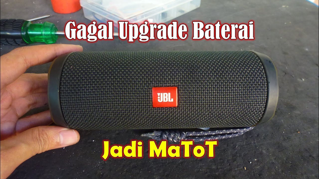 Servis JBL Flip 4 Rusak Tidak Hidup Gara-gara Upgrade Baterai