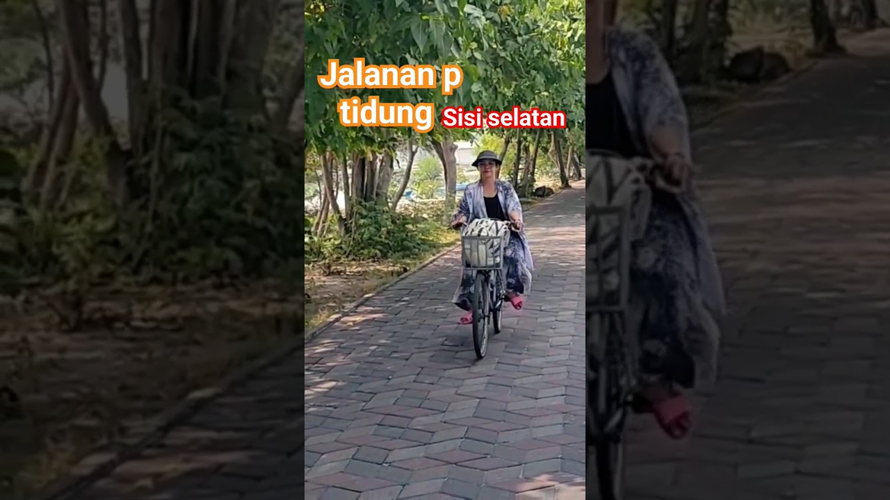nekat ,menyusuri jalan pinggir pantai di p tidung#pulautidung #pulauseribu #wisatahit