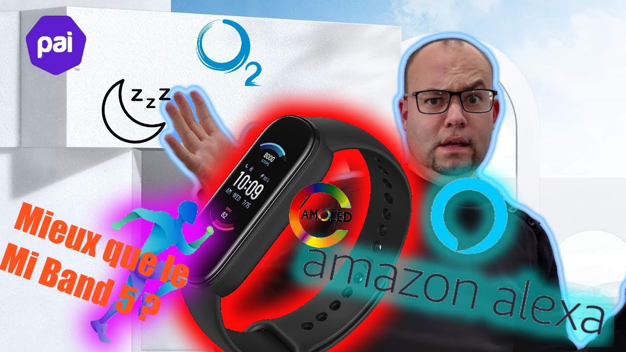 TEST AMAZFIT BAND 5 : un MI BAND 5 dopé à ALEXA, sauf que... (BRACELET CONNECTÉ)