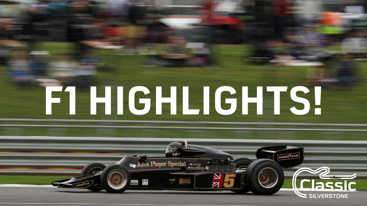 FIA Masters Historic Formula One | Race 1 Highlights | The Classic 2017