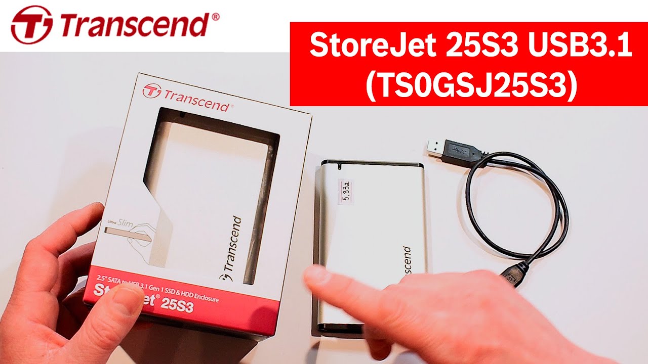 Обзор Внешний карман Transcend StoreJet 25S3 2.5