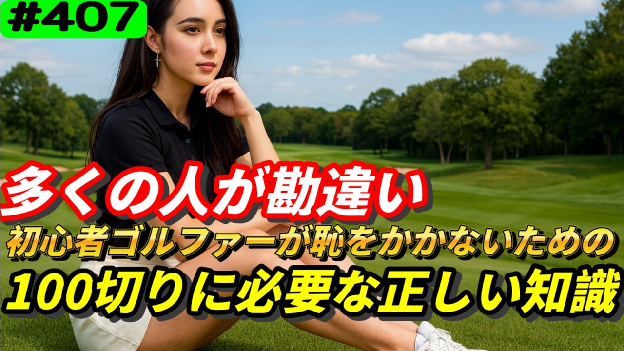 【100切りの必要知識】初心者ゴルファーが恥をかかないための正しい知識‼リアルアマチュアゴルファー川俣ひろあきチャンネル