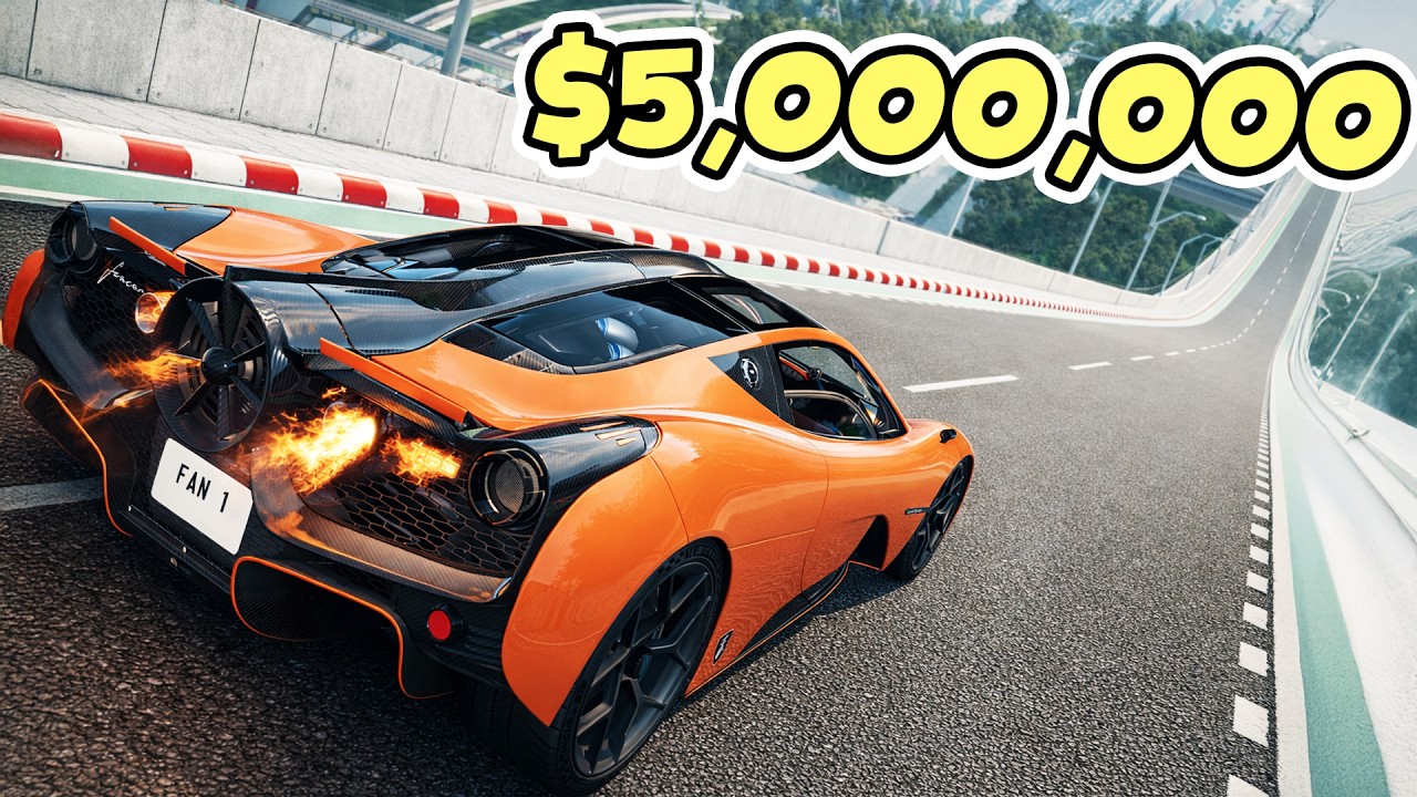 What Happens When You Launch A $5,000,000 HYPER CAR Of The Car Jump Arena? (BeamNG Drive)