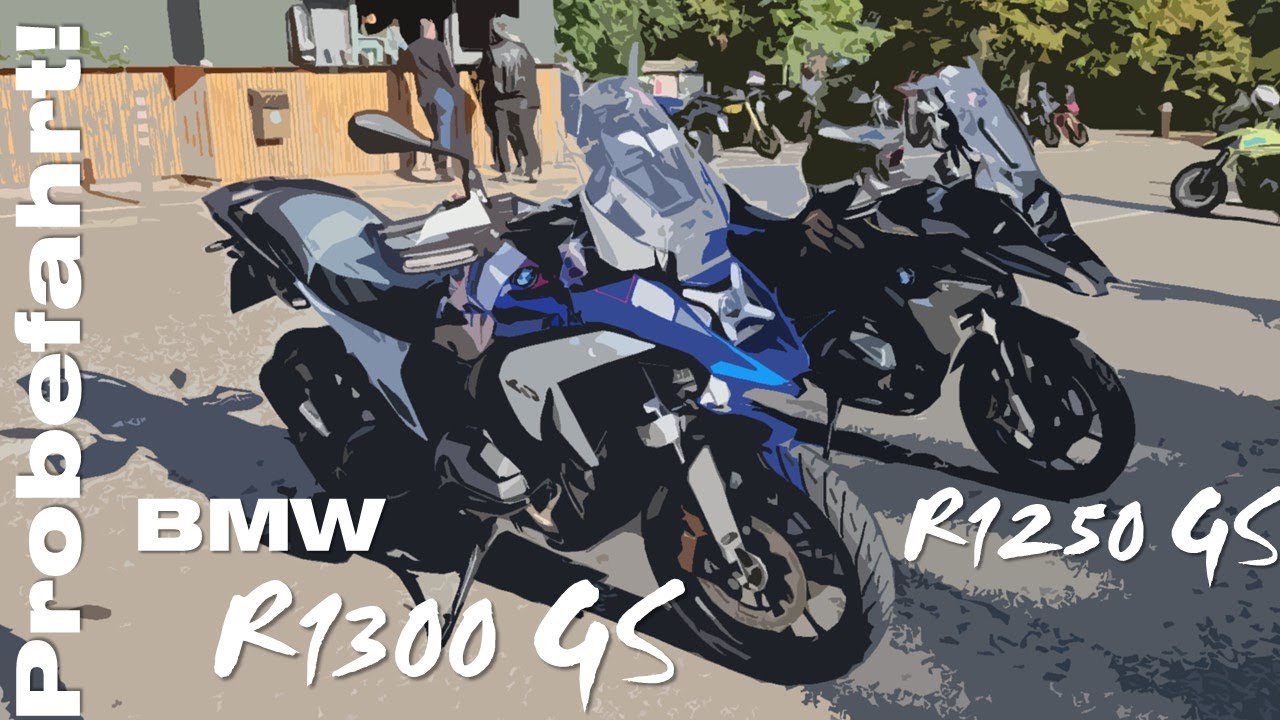 BMW R1300 GS - erste Vergleichsfahrt zur R1250 GS