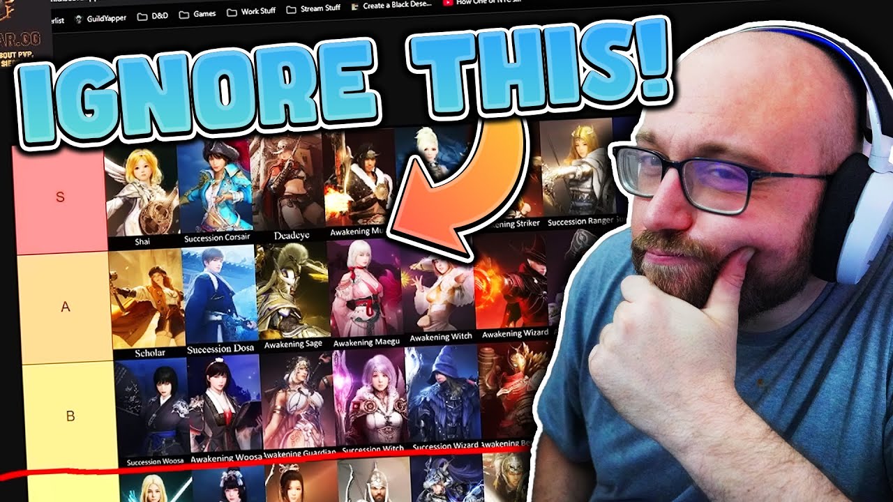 Why New Players Should IGNORE Tierlists For BDO