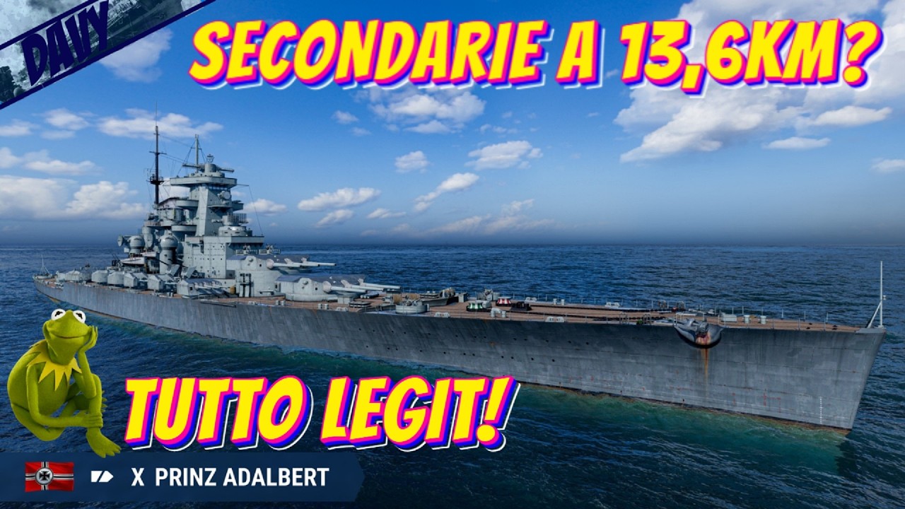 PRINZ ADALBERT, FA QUELLO CHE VUOLE IN MAPPA? ⚓WORLD OF WARSHIPS ITA⚓