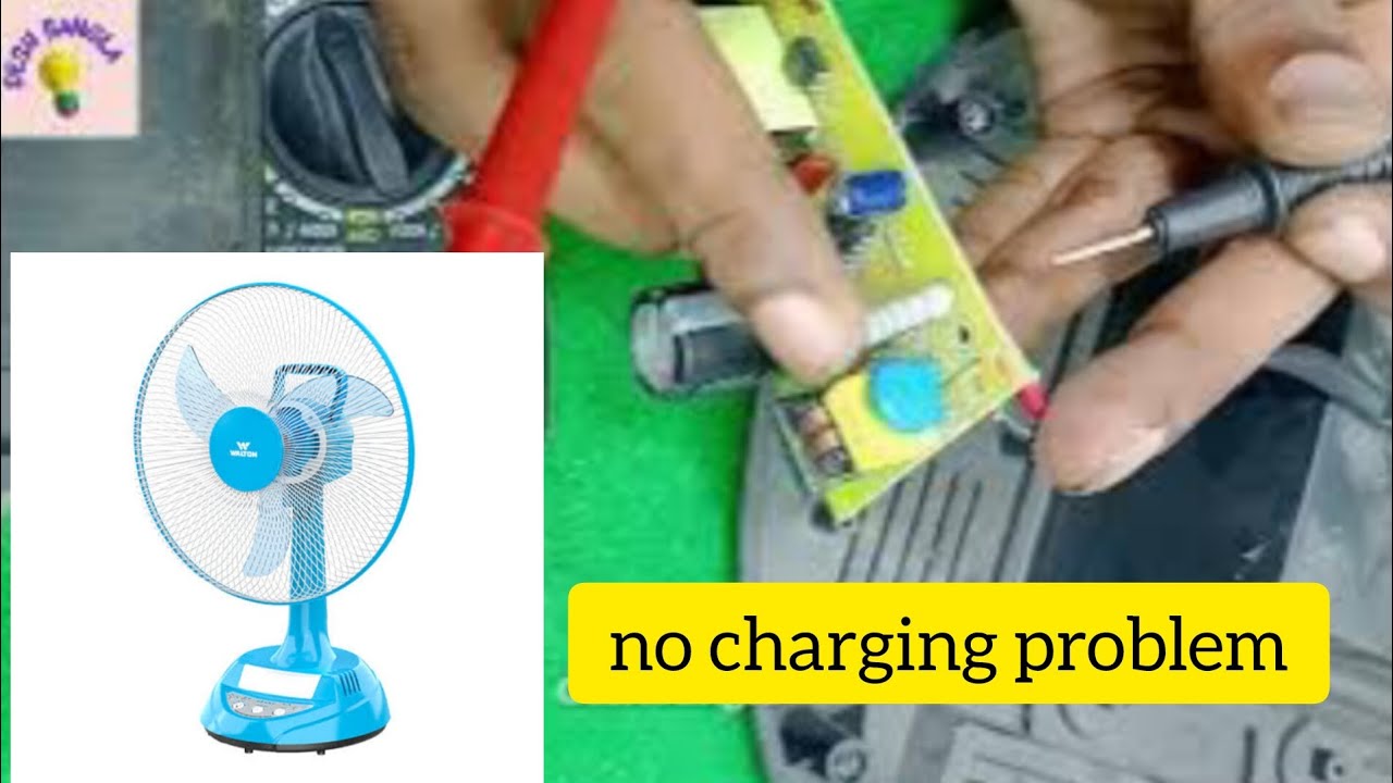 Walton charger fan charging problem fix | চার্জার ফ্যান চার্জ হয়না কেন?  #repair #chargerfan
