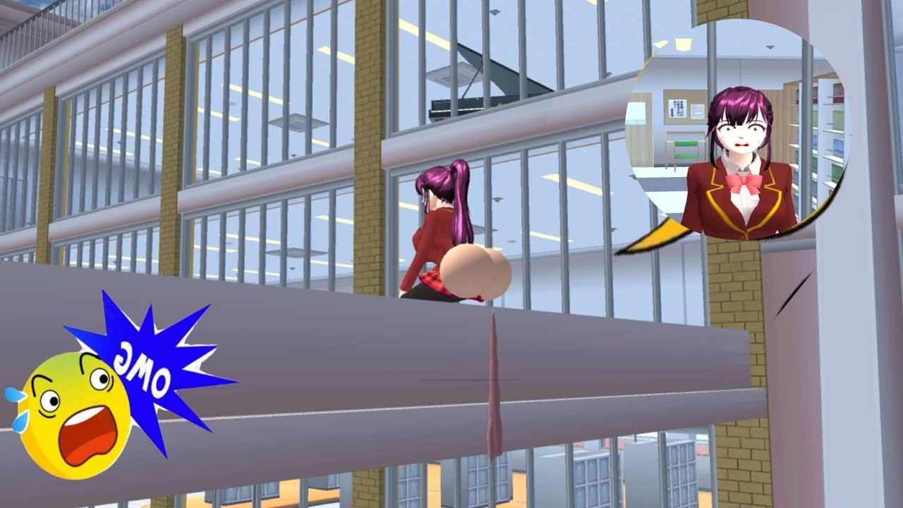 Rina Sakit Perut Kebelet Eek Di Atap Sekolah Lagi 😁 Sakura School Simulator 