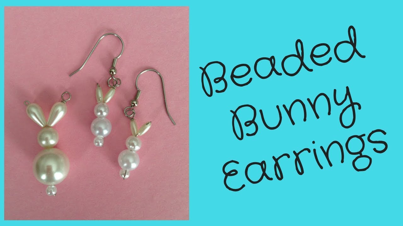 DIY Easter Bunny Earrings