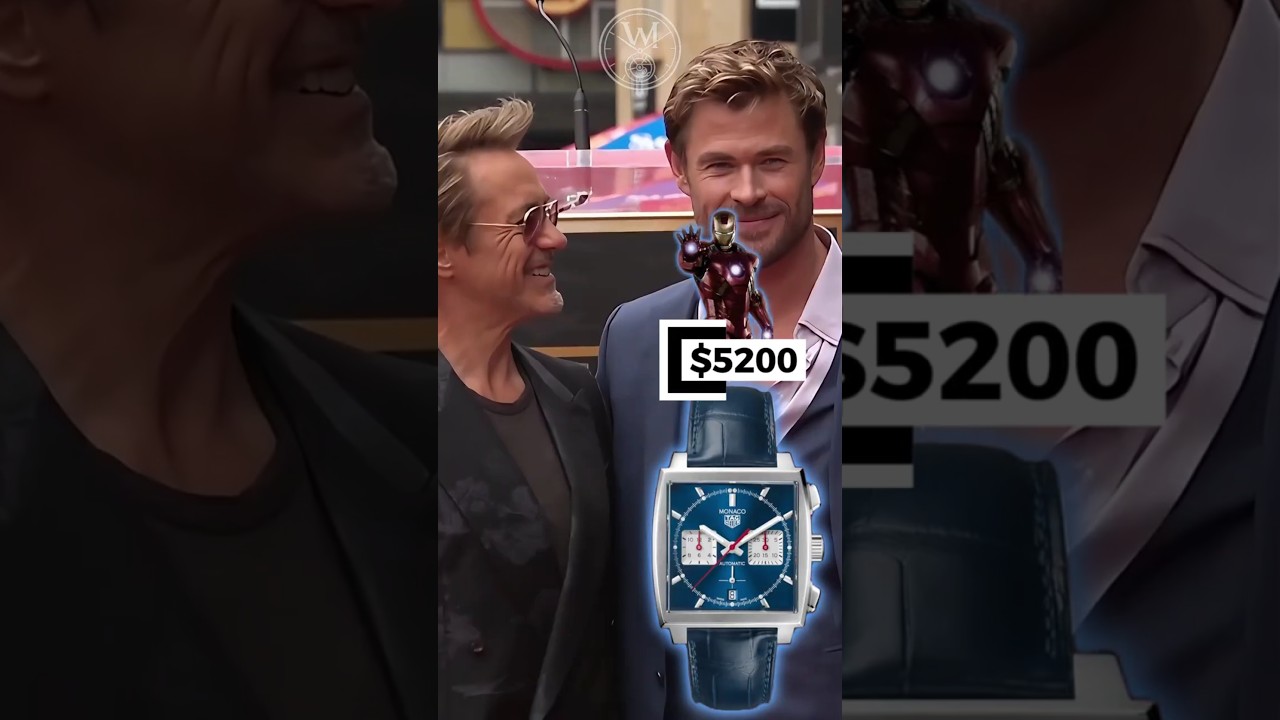 Robert Downey Jr.&rsquo;s $5,200 TAG Heuer Monaco &ndash; Hollywood Walk of Fame Spotlight