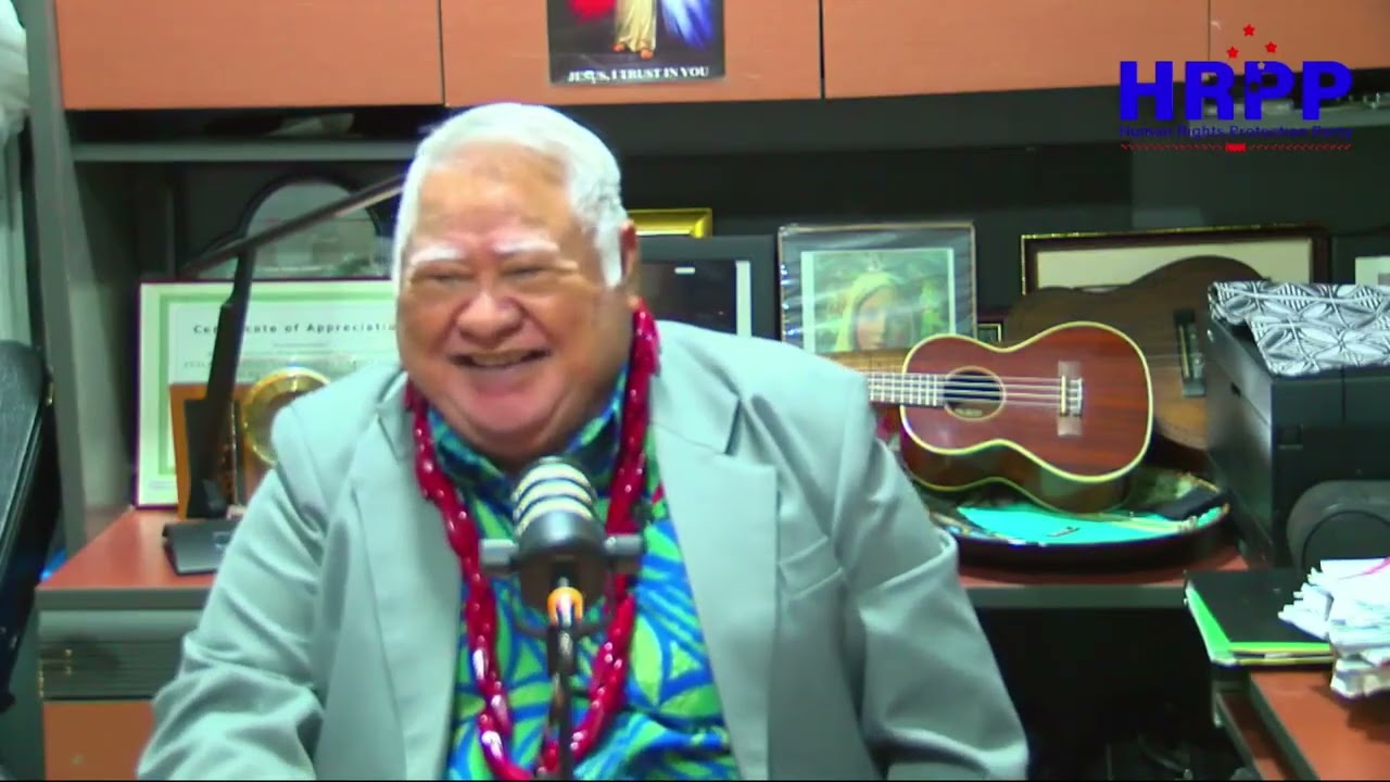 Faamavae Aloaia Tuilaepa Aiono Dr Sailele Malielegaoi i le Tofiga Ta’ita’i Fono o le Lakapi Samoa