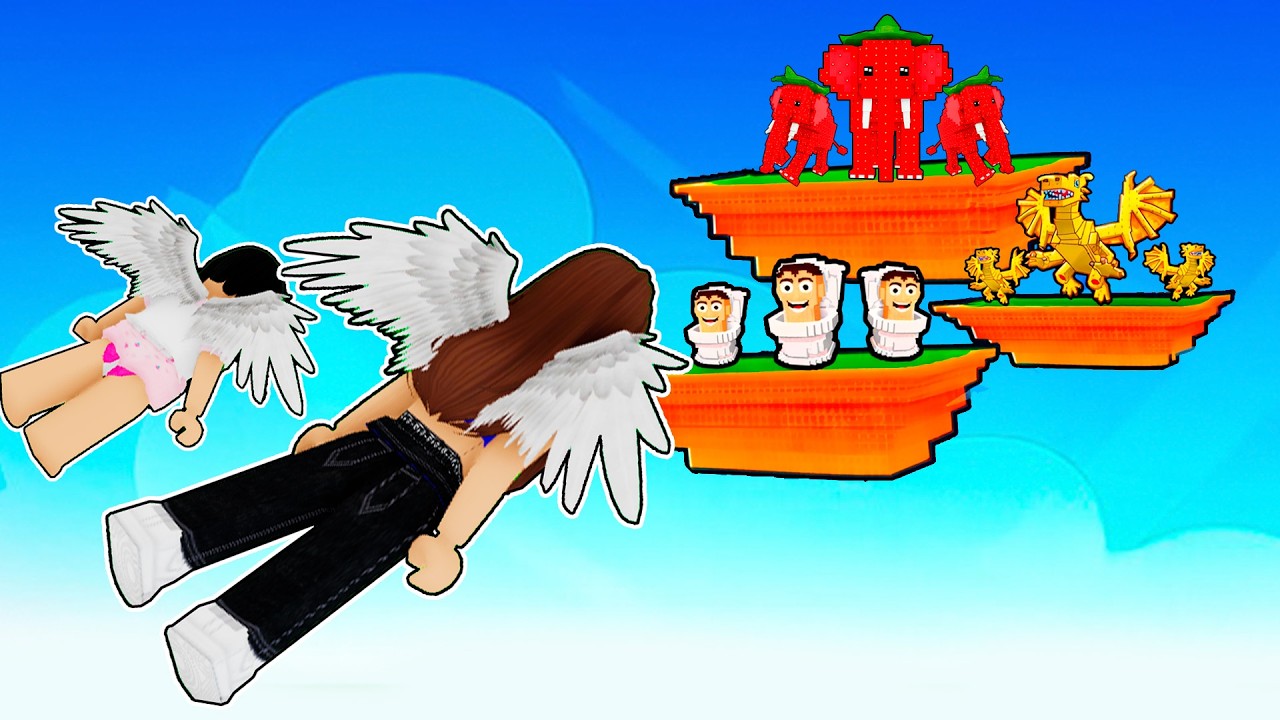 VUELA para Conseguir BRAINROTS en Roblox con Pato Loco y Tina!!