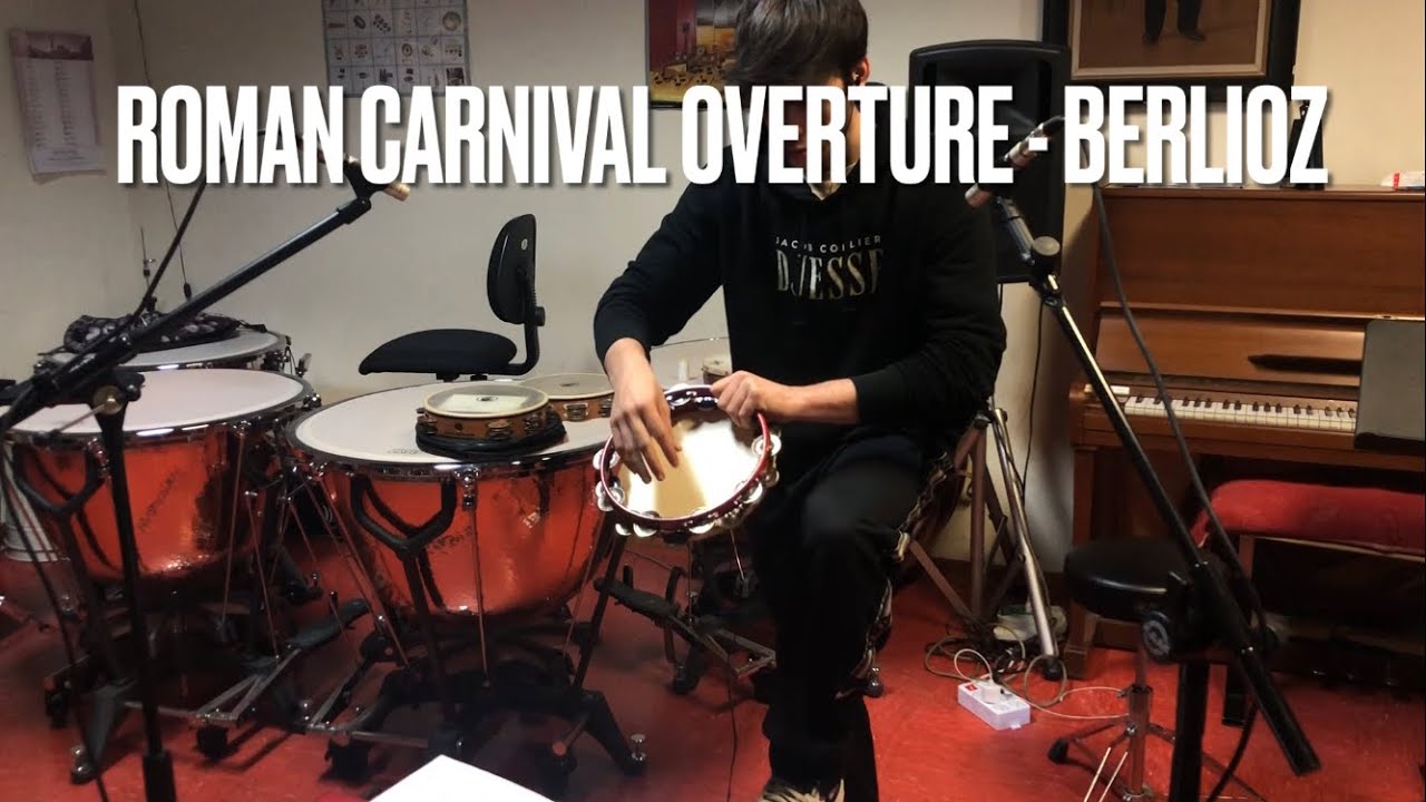 H.Berlioz - Roman Carnival Overture (tamburine excerpts)