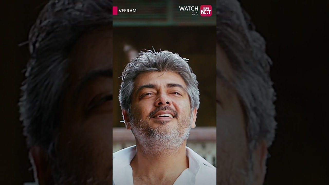 Vinayagam🔥 Ajith's Mass Entry Scene! #veeram #ajithkumar #sunnxt #shorts #tamannaah