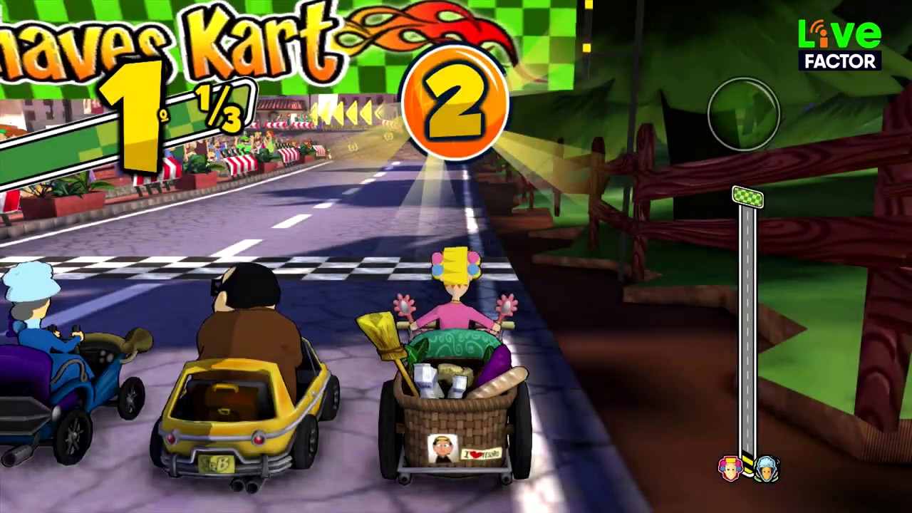 Gameplay - Dona Florinda em Torneio Seu Madruga - Chaves Kart - #Gameplay