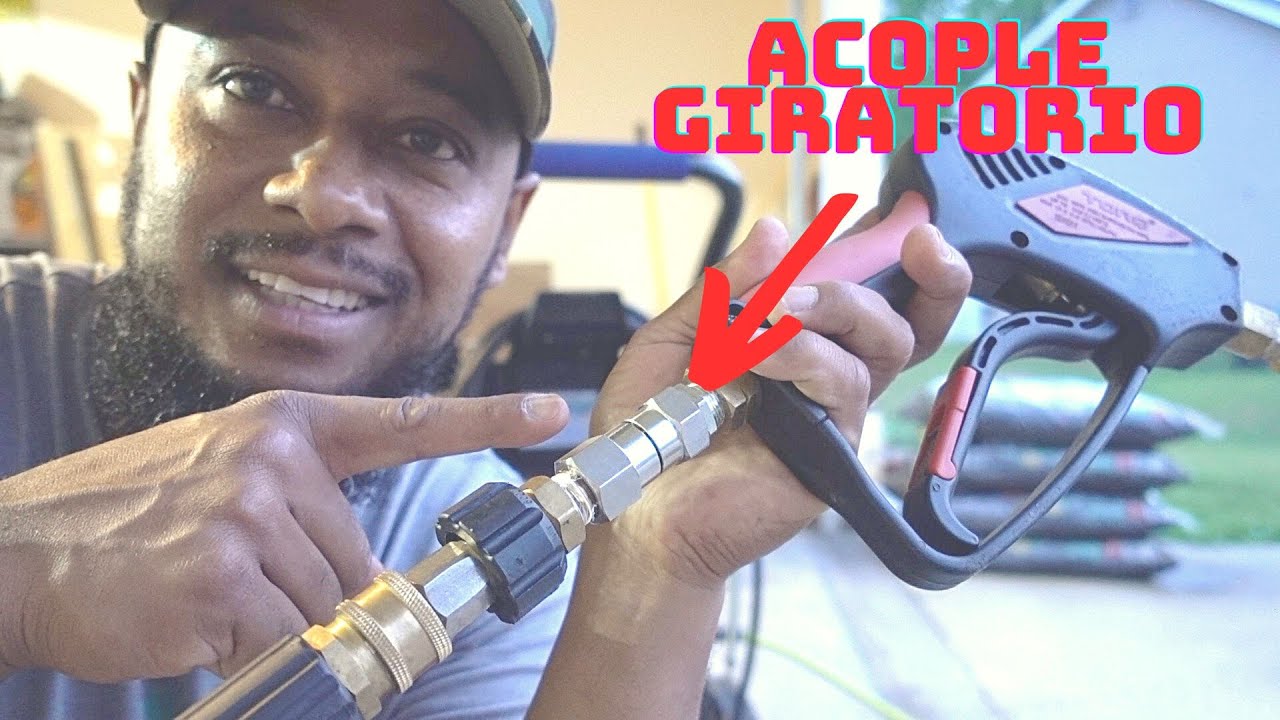Como Hacer para que la manguera de tu Hidro no se Atore con un Acople Giratorio (swivel)