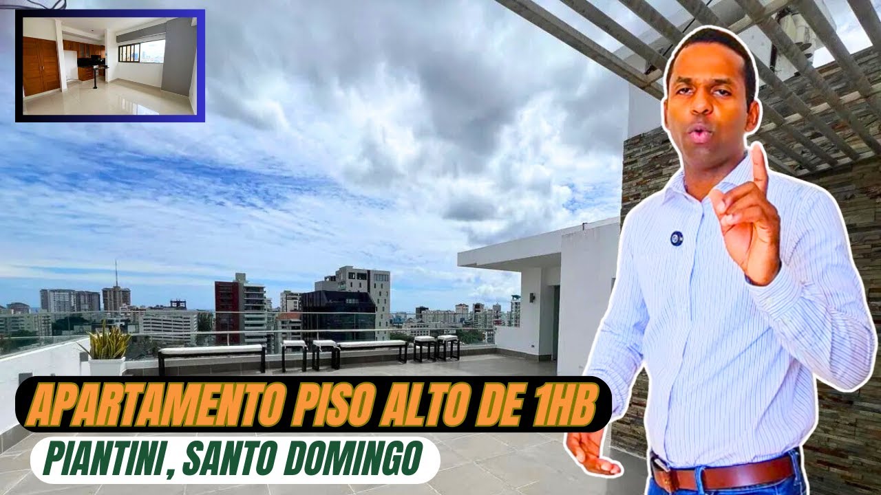 APARTAMENTO PISO ALTO | PIANTINI | IDEL PARA AIRBNB | SANTO DOMINGO | INVIERTE EN SANTO DOMINGO