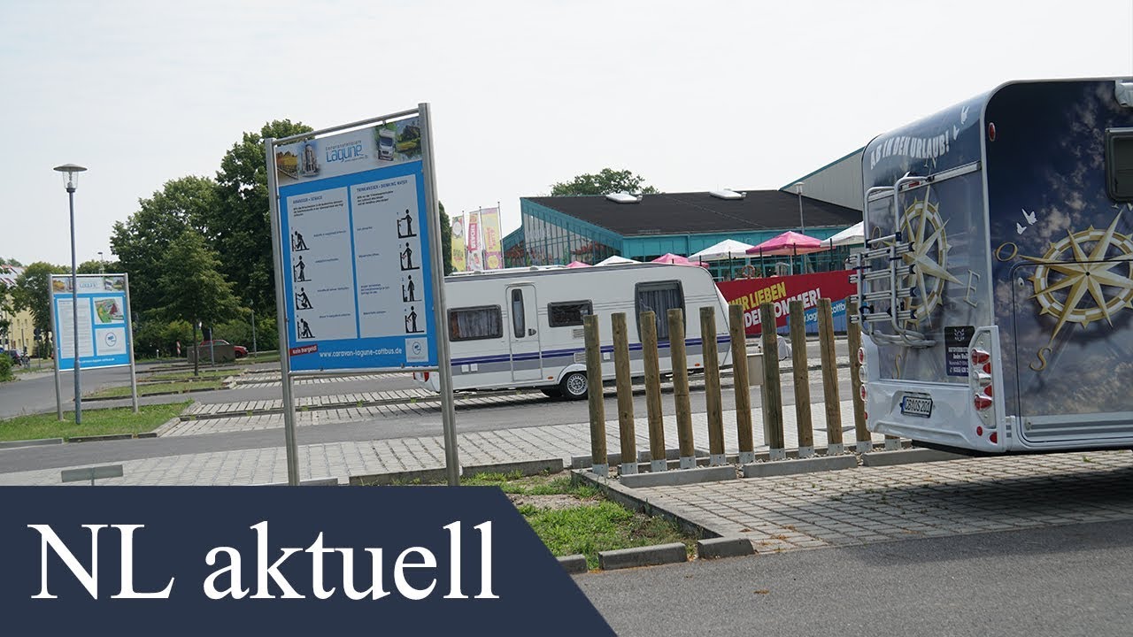 Cottbus: Neue Caravanstellplätze am Freizeitbad 