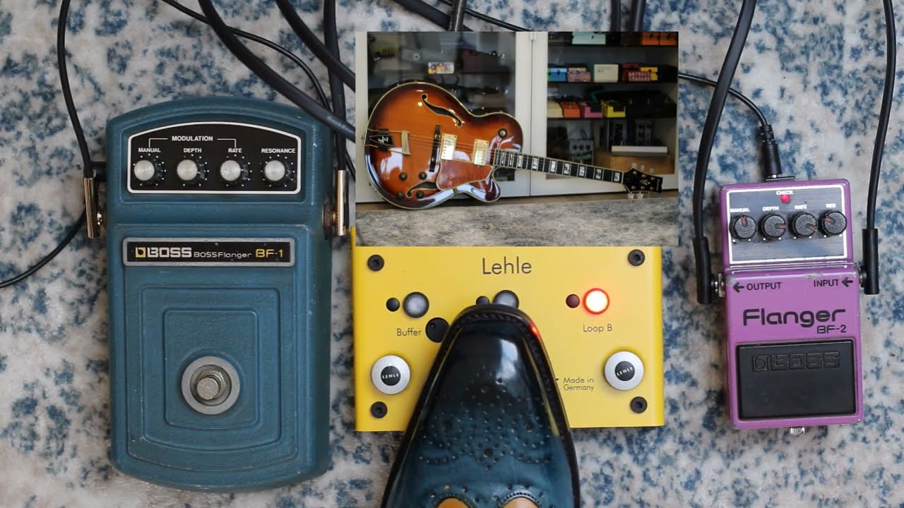 Boss BF 1 Flanger vs. Boss BF 2 Flanger Vintage Pedals Comparison