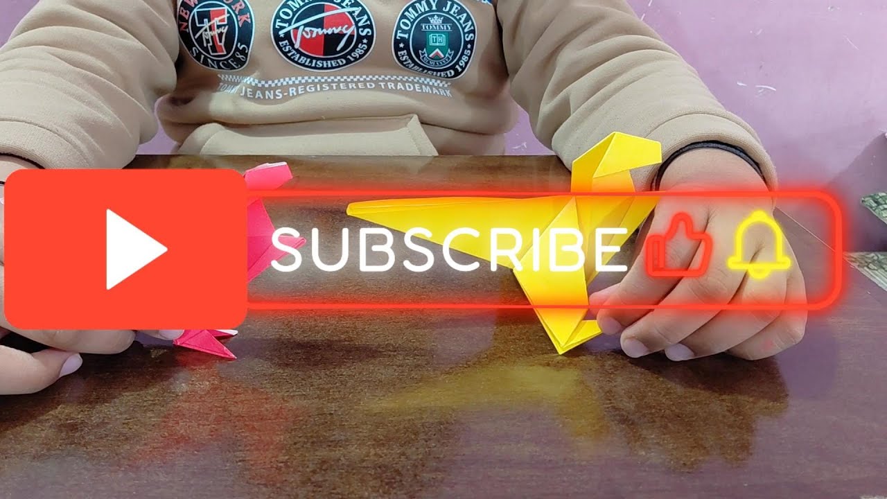 How to make a dinosaur  🦕  from origami paper 