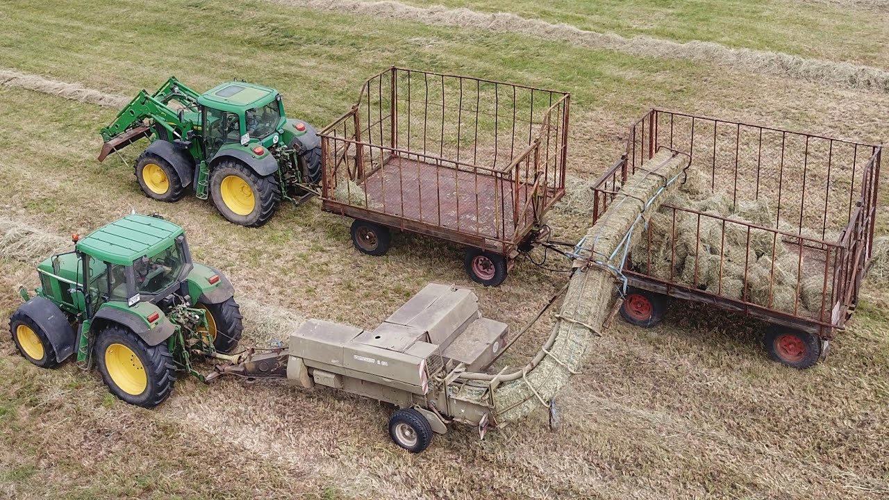 FORTSCHRITT Ballenpresse - Heu Ernte wie in der DDR