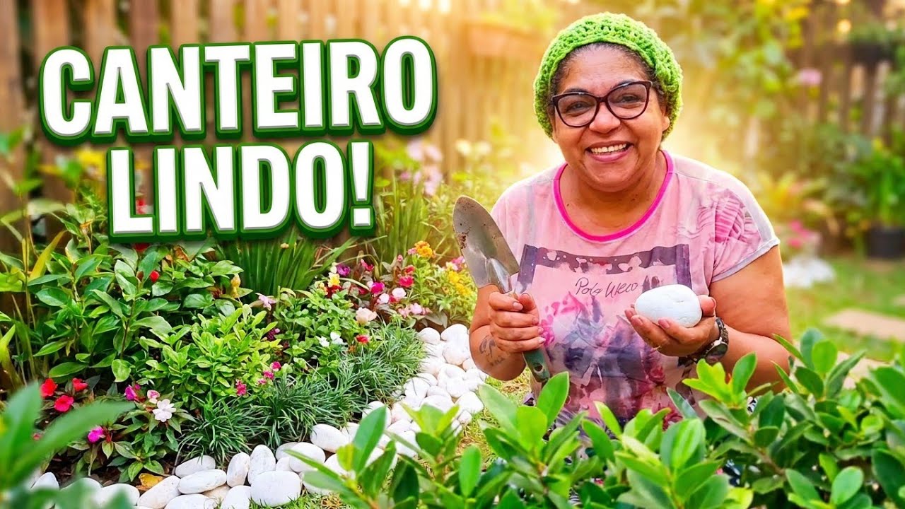 Como cuidar do  seu canteiro em casa