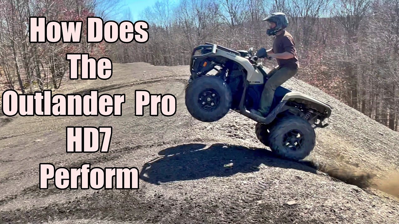 2024 Can Am Outlander Pro HD7 Performance tests! The ultimate do all ATV!