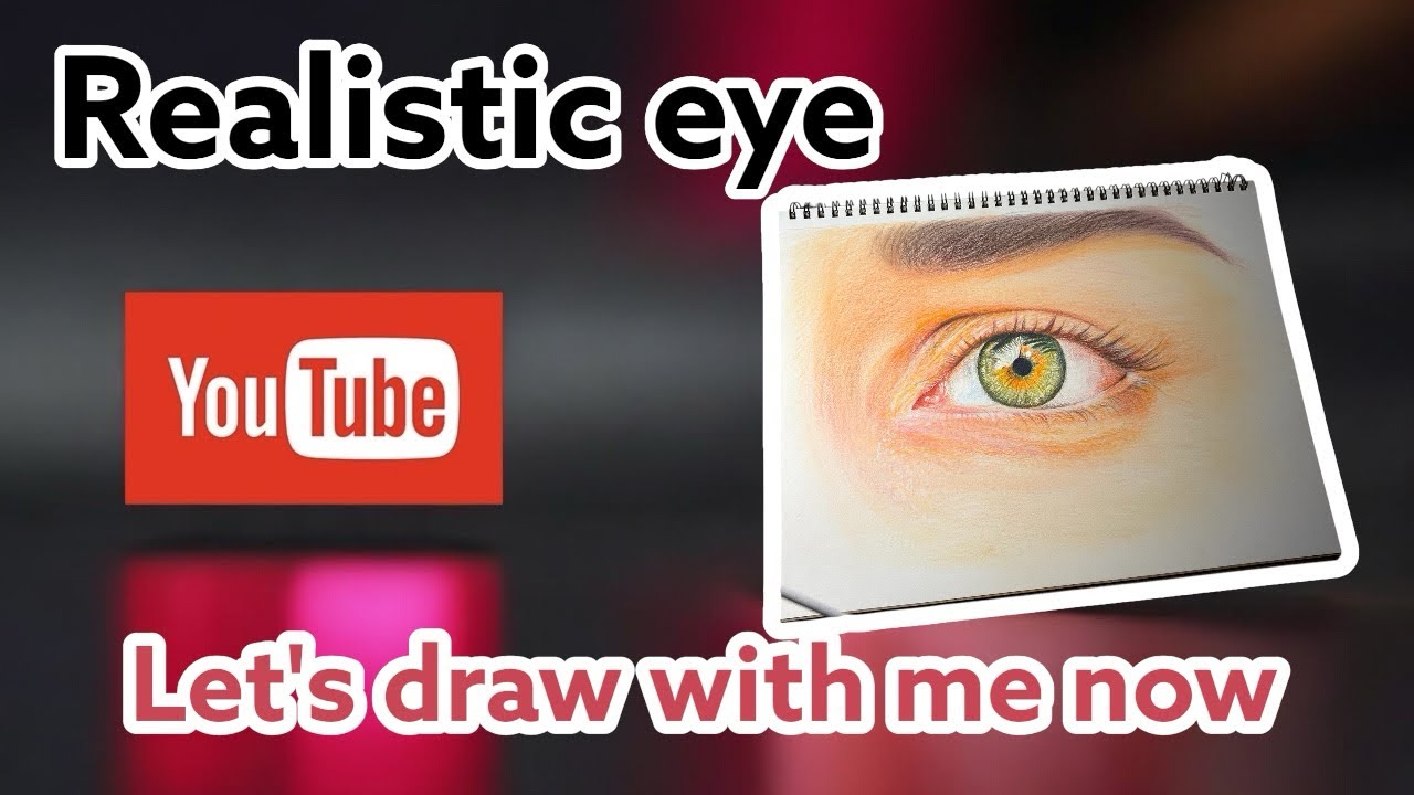 Realistic eye with Faber castle coloured pencils 
