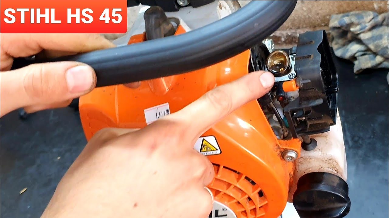 PODADOR STIHL HS 45 não funciona, oque pode ser?