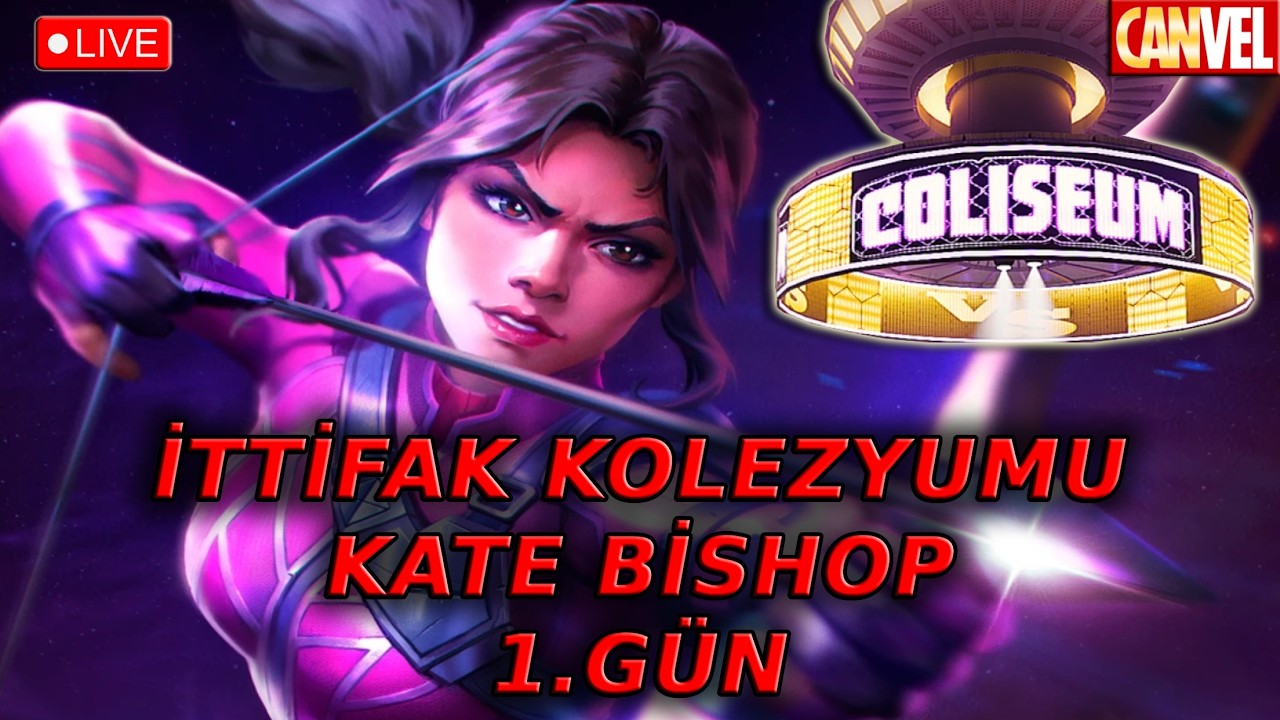 🔴 İTTİFAK KOLEZYUMU KATE BİSHOP 1.GÜN'Ü OYNUYORUZ !! - MCOC