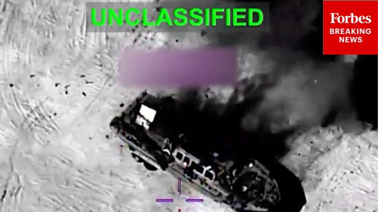 WATCH: CENTCOM Releases New Video Of Strikes On Iranian Targets As War Enters Fifth Week