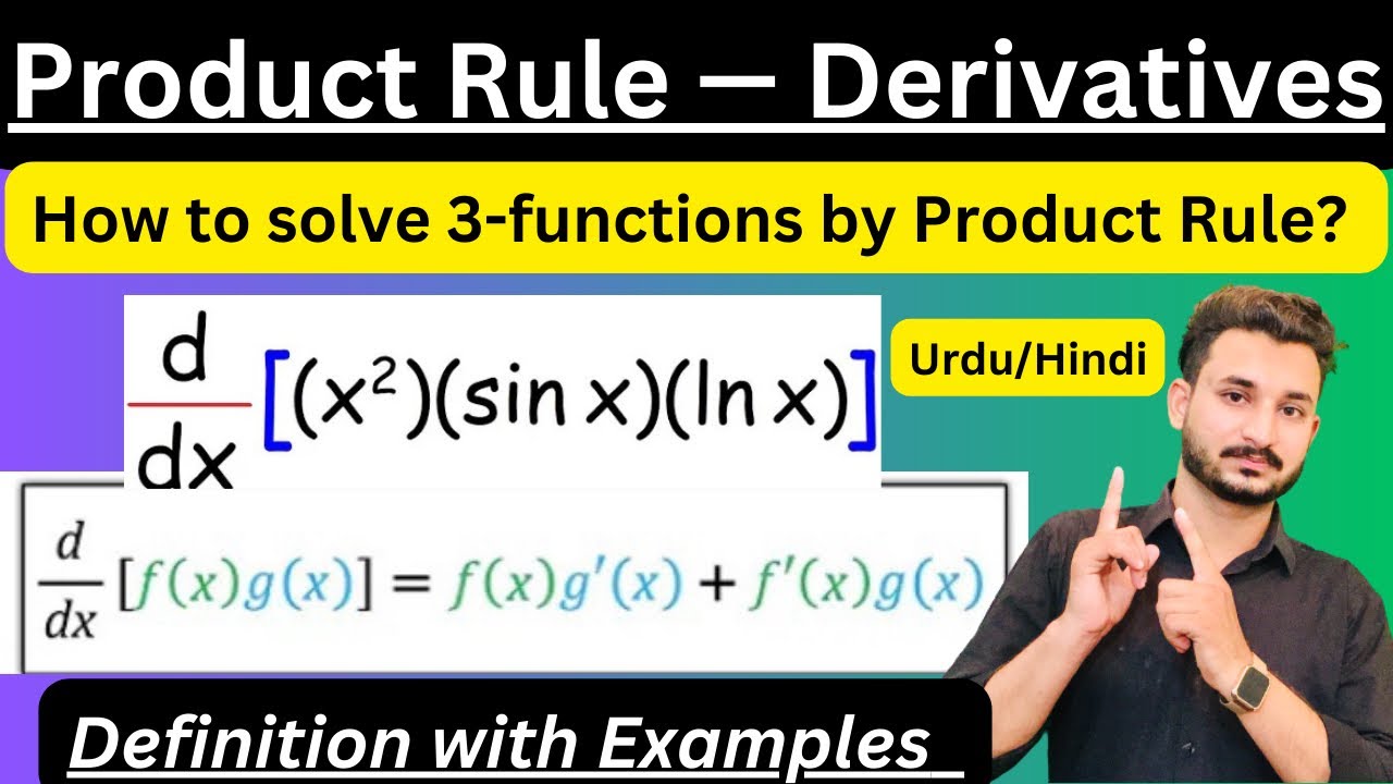 Explain Product Rule in Differentiation|| Definition with solved examples|| MSN Mathematician|