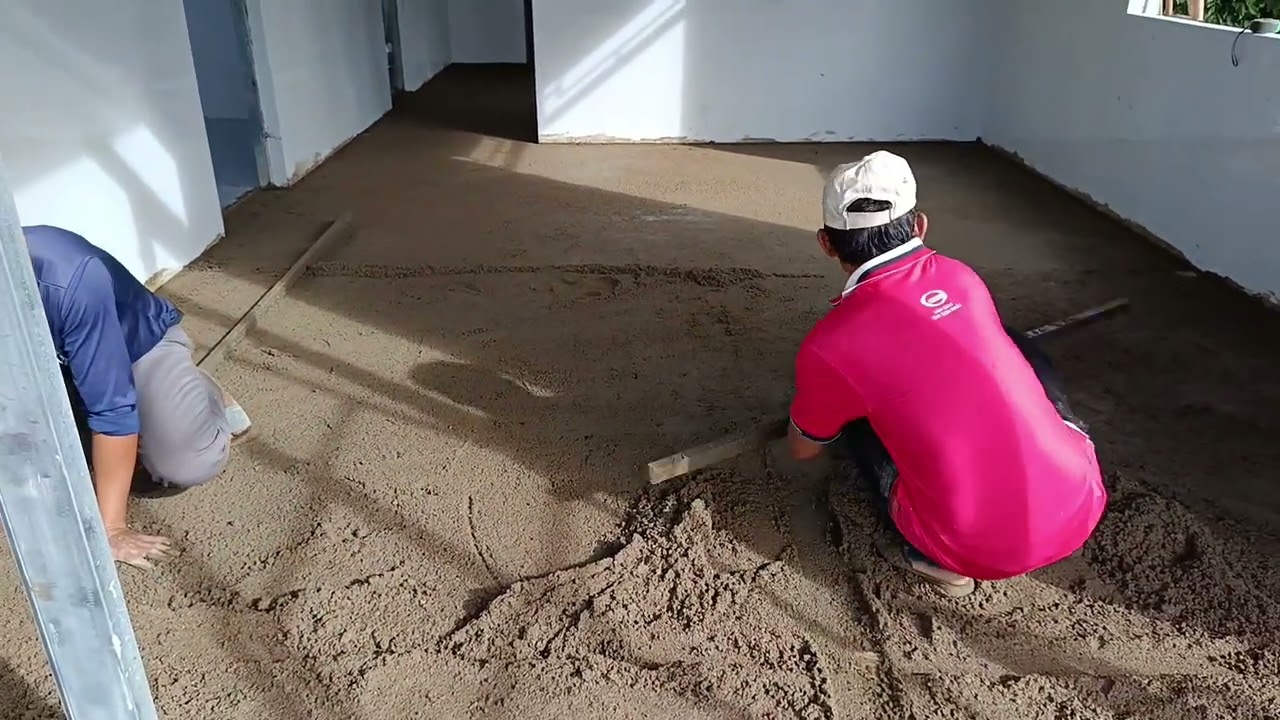 Building a one-story house for the richest man in the village.