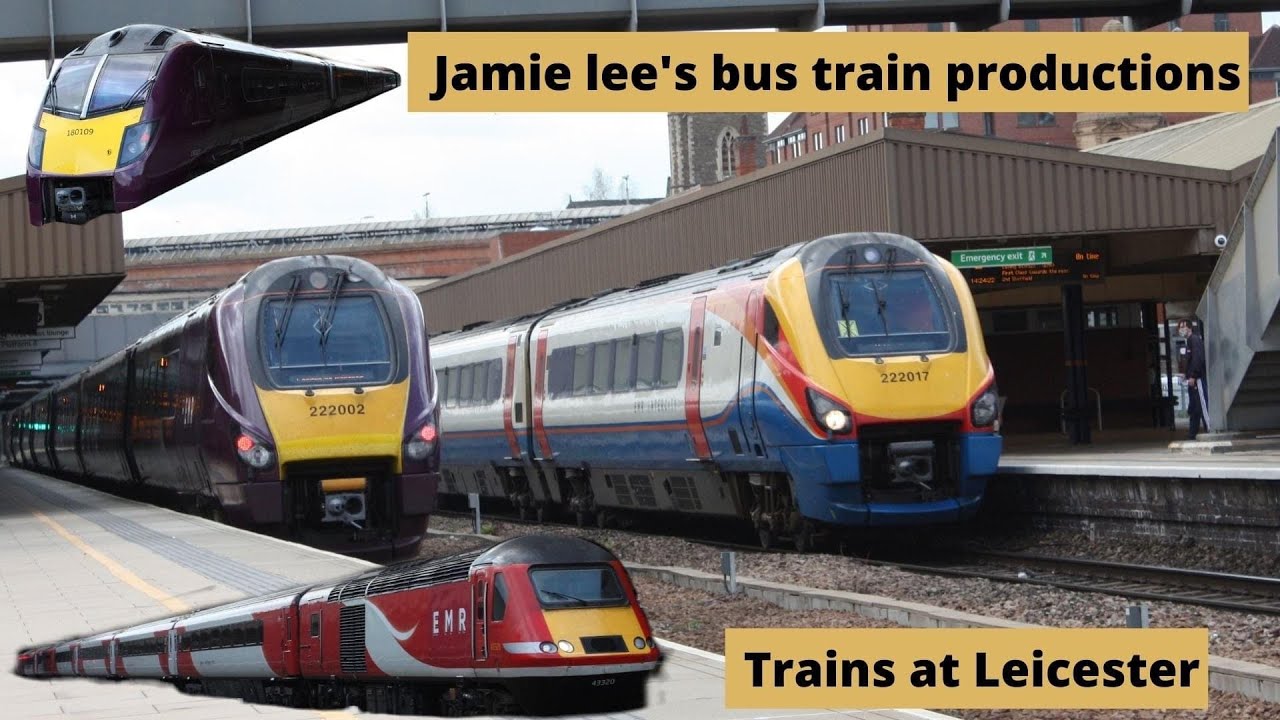 Trains at Leicester 14/4/21 4K
