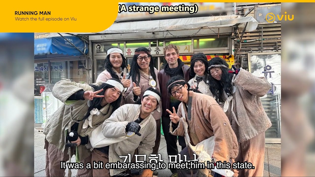 Running Man Members Randomly Met Robert Pattinson! | Running Man EP 739 | Viu [ENG SUB]