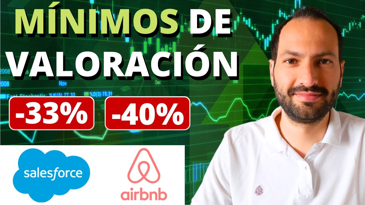 💥2 Excelentes negocios en mínimos históricos de valoración. Análisis acciones Salesforce y Airbnb