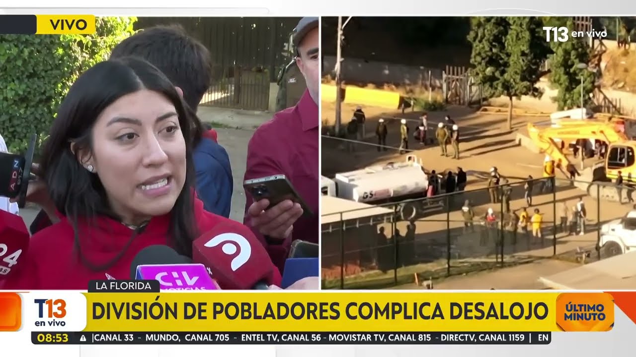 División de pobladores complica desalojo de toma Dignidad
