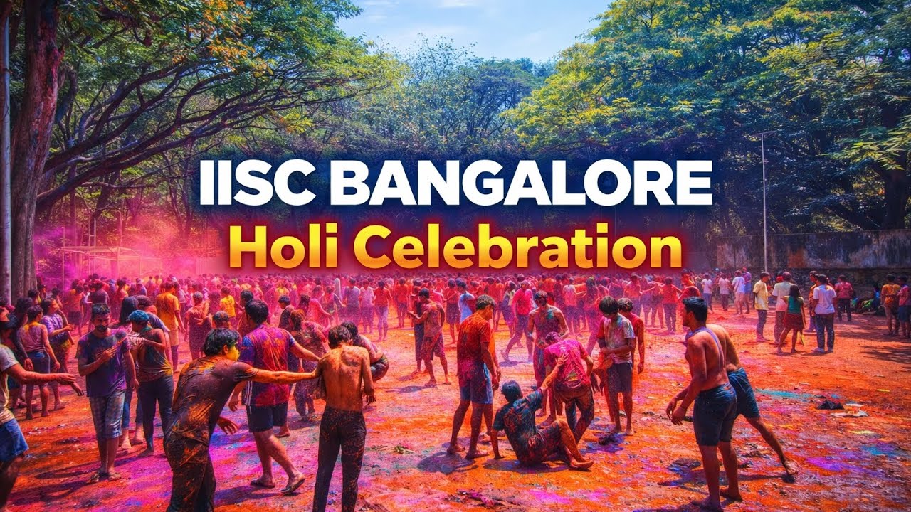 IISc Bangalore Holi Celebration 2026 🔥 | You Won’t Believe This ! #iisc #holi #holi2026 #festival 