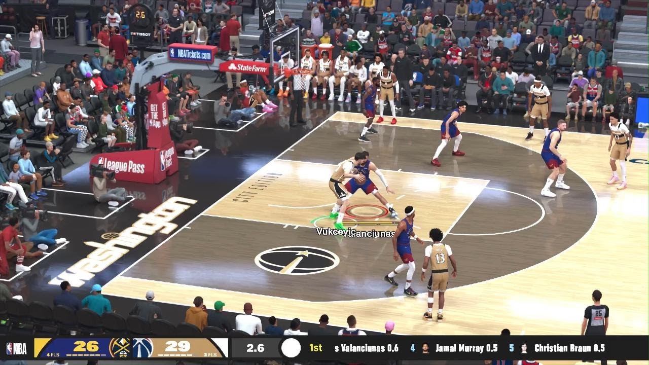 DEN vs WAS - The Joker scored 47 points to get the W against the Wizards!